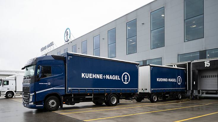 Porté par les activités de fret maritime, le chiffre d'affaires de Kühne + Nagel  a inscrit une hausse de 15% à 6,33 milliards de francs entre janvier et fin mars (archives).