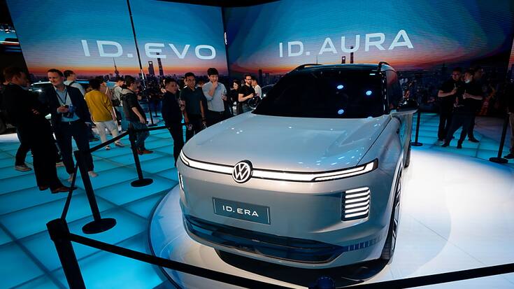 Souffrant notamment d'effets exceptionnels, Volkswagen vu son bénéfice net chuter de 40,6% en un an au premier trimestre  à 2,19 milliards d'euros (archives).