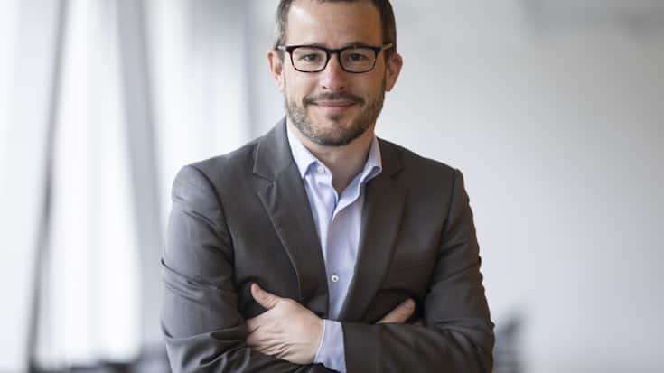 Tristan Maillard, nouveau directeur général de la HE-Arc, veut insuffler un nouveau dynamisme à l'institution.