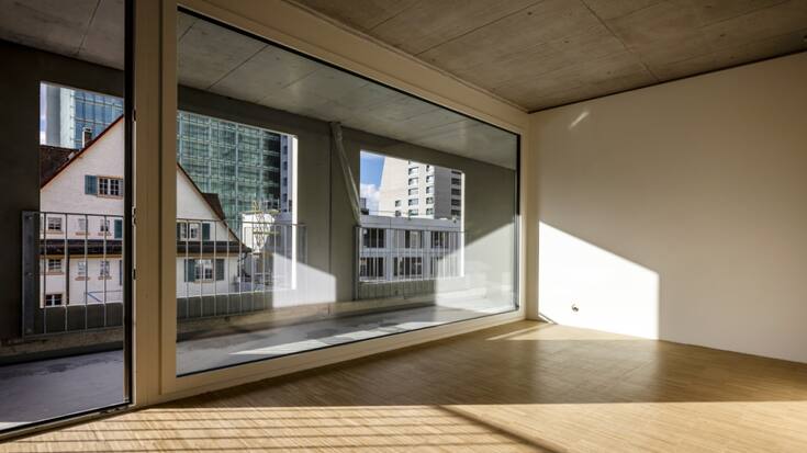 Dans l'ensemble, l'offre en appartements est nettement plus importante qu'en maisons (archives).