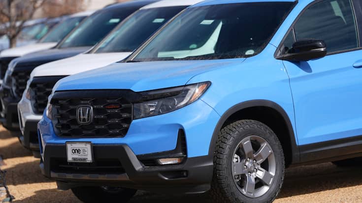 Honda évalue à 450 milliards de yens l'impact net des droits de douane prohibitifs de l'administration Trump sur son bénéfice d'exploitation annuel, après mise en place de mesures correctrices (archives).