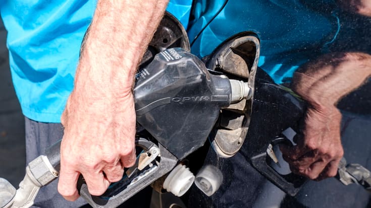 La baisse des prix à la pompe a fait ralentir l'inflation aux Etats-Unis (archives).