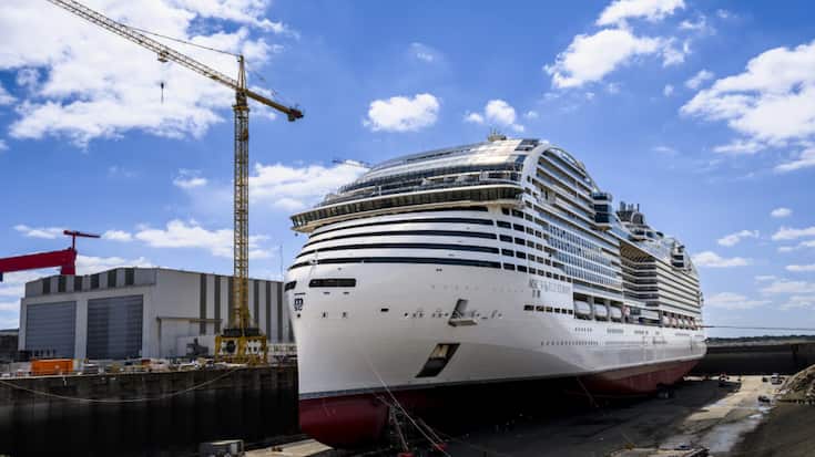 Les chantiers navals de Saint-Nazaires avaient déjà livré en 2022 à MSC le paquebot World Europa. (archive)