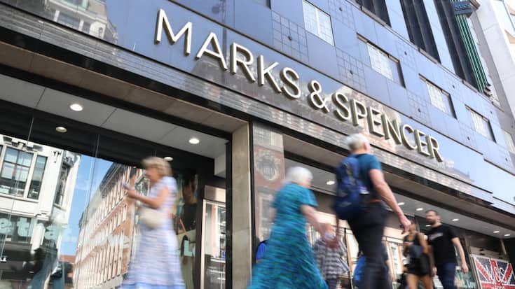 Marks &amp; Spencer estime l'impact à environ 300 millions de livres sur le résultat d'opérationnel du groupe pour l'exercice 2025/26 (archives).