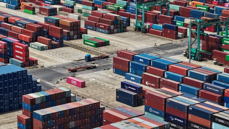 Depuis son arrivée à la Maison-Blanche en janvier, le président américain Donald Trump a multiplié les annonces de droits de douane sur les produits étrangers (archives).