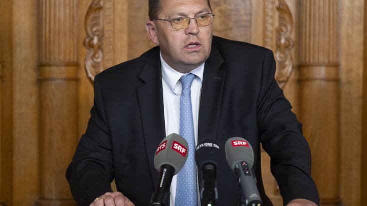 Le conseiller national Laurent Wehrli (PLR/VD) a présenté lundi la position de sa commission, favorable à un mandat de négociations avec les Etats-Unis.