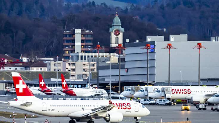 Flughafen Zürich a comptabilisé un peu plus de 24'000 décollages ou atterrissages en mai à Kloten (archives).