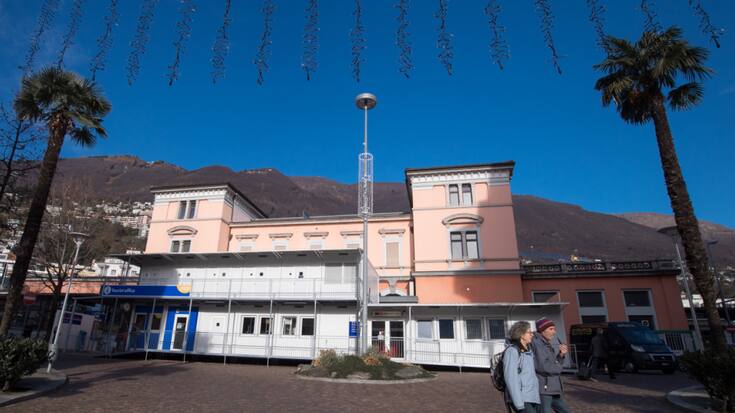 Le projet de nouvelle gare à Locarno a été rejeté à une centaine de voix près seulement.