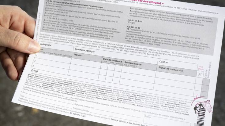 Le Parlement veut accélérer le passage au numérique pour la récolte de signatures d'initiatives. Le National entend maintenir la possibilité de signer physiquement (archives).