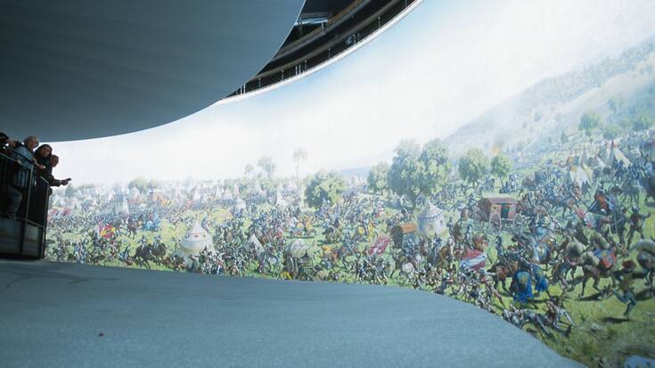 Le Panorama de la bataille de Morat avait été parmi les pavillons les plus visités lors de l'exposition nationale Expo.02 (archives).