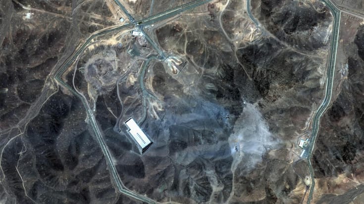 Cette image satellite montre les dommages occasionnés au site nucléaire iranien de Fordo par les bombardements américains.