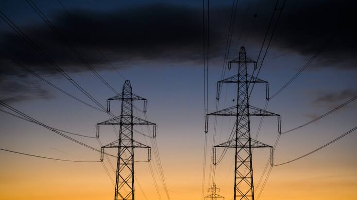 Une ligne à haute tension à Romanel (VD). (Image d'illustration)