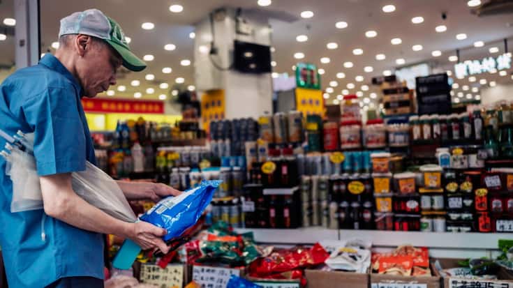 L'indice des prix à la consommation (CPI) - un indicateur clé de l'inflation - a progressé de 0,1% sur un an le mois dernier, selon des données publiées mercredi par le Bureau national des statistiques (BNS).