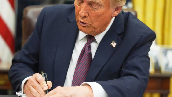 Donald Trump a envoyé plus de 20 lettres depuis lundi à travers le monde pour communiquer à différents pays de nouveaux droits de douane (archives).