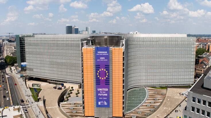 La Commission européenne, seule compétente pour négocier les accords commerciaux de l'UE, cherche à conclure un accord de principe avec les Etats-Unis, dont les détails suivraient ultérieurement. (archives)