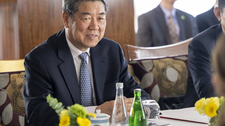 Le vice-premier ministre chinois He Lifeng.