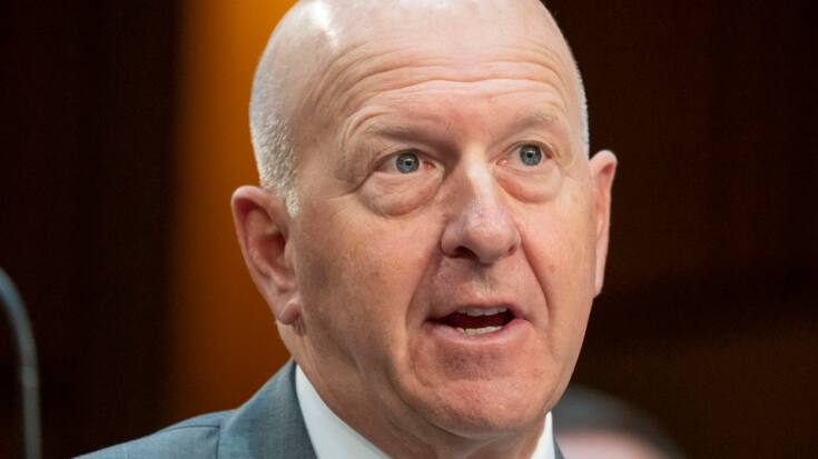 La banque d'affaires américaine Goldman Sachs, ici son patron David Solomon, a dépassé les attentes au deuxième trimestre grâce au bond de ses activités de conseil et de courtage. (archives)