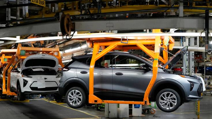 General Motors a estimé l'impact net des droits de douane sur ce trimestre à 1,1 milliard de dollars et confirmé un impact brut autour de 4 à 5 milliards de dollars pour l'ensemble de l'année. (archives)