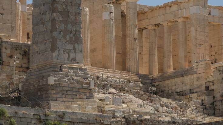 L'accès à l'Acropole d'Athènes est à nouveau restreint en raison de la canicule. (archives)