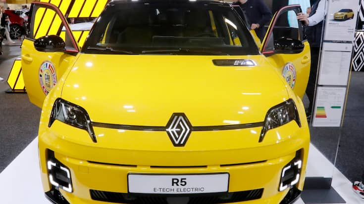 Les voitures électriques progressent très fort (+57% en un an) mais ne représentent toujours que 16% des ventes de la marque Renault. (archive)