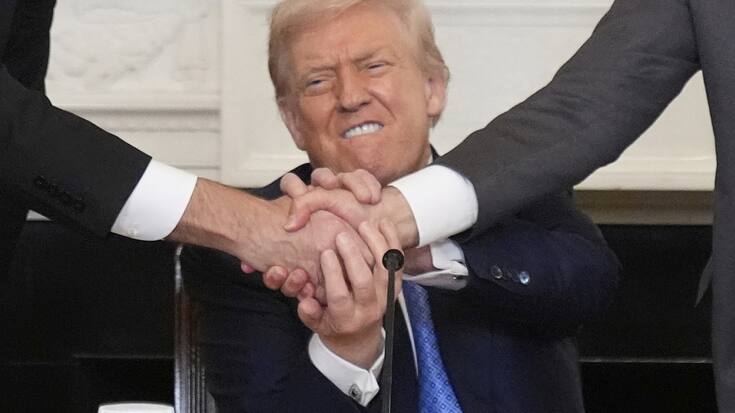 Les taxes douanières de Donald Trump font aussi jaser dans son pays.