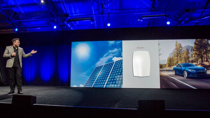 La firme d'Elon Musk cherche à se diversifier des seuls véhicules pour se muer en maillon de l'approvisionnement en courant électrique. (archive)