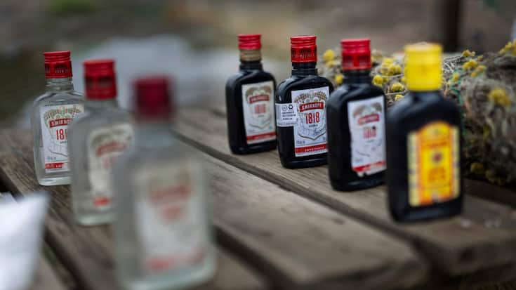 Des bouteilles d'alcool fort. (Photo d'illustration)