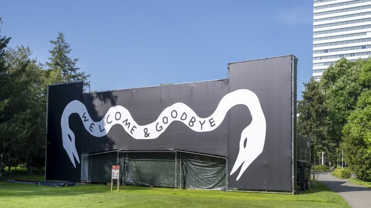 Le train fantôme artistique "Scream Machines" dans le parc du Musée Tinguely à Bâle est prolongé jusqu'au 21 septembre (archives).