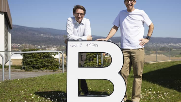 La nouvelle télévision doit voir le jour ces prochains mois. Ici, les directeurs de Canal Alpha, Marcello Del Zio et Joel Pelet.