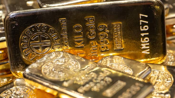 Ll'or a touché un nouveau record mercredi, à 3546,96 dollars l'once (archives).