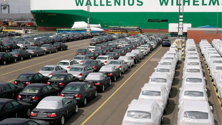 A l'instar des exportations chinoises, les flux commerciaux allemands en direction des Etats-Unis se sont taris en août. (archive)