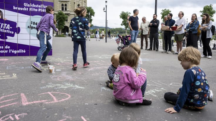 L'initiative du PS sur les crèches a été déposée en juillet 2023 (archives).