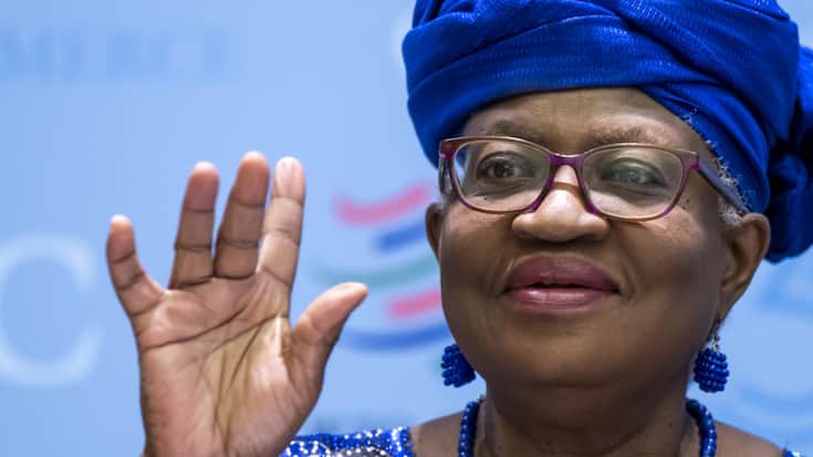 La directrice générale de l'Organisation mondiale du commerce (OMC) Ngozi Okonjo-Iweala a de quoi se réjouir avec l'entrée en vigueur de l'accord sur la pêche dans une période d'augmentation des tarifs douaniers américains (archives).