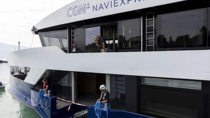 Parmi les projets soutenus figure la mise en service de deux nouveaux NaviExpresse pour la CGN (archives).