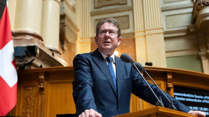 Le département du ministre de l'énergie Albert Rösti a élaboré un projet de loi visant à encadrer le marché du gaz en Suisse (archives).