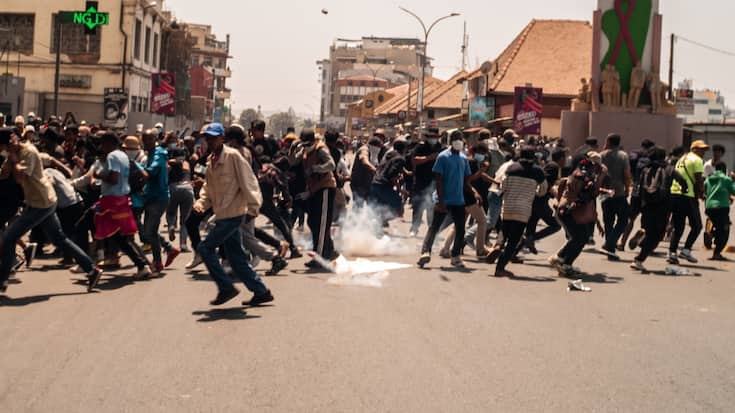 A Tananarive, les manifestations ont commencé dès la semaine passée (Archives).