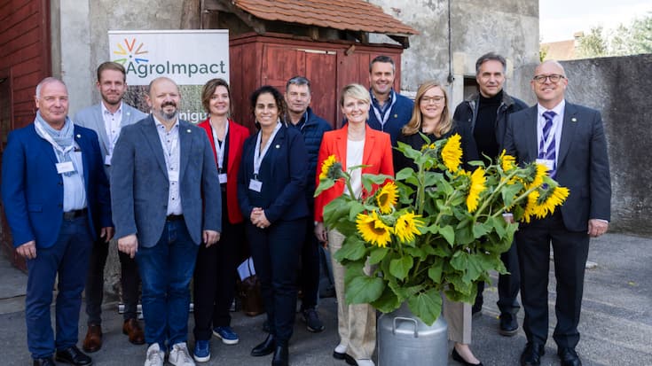 Les parties prenantes d'AgroImpact se sont réunies mardi à Daillens pour présenter la première plateforme de décarbonation des produits agricoles.