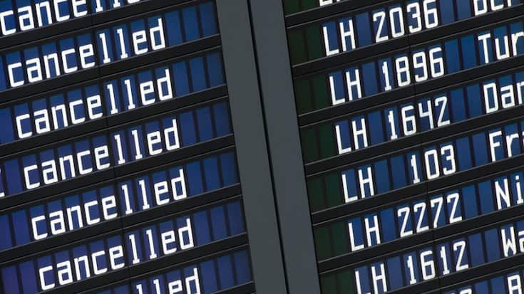 La première fermeture de l'aéroport de Munich avait entraîné l'annulation de plus de 30 vols (archives).