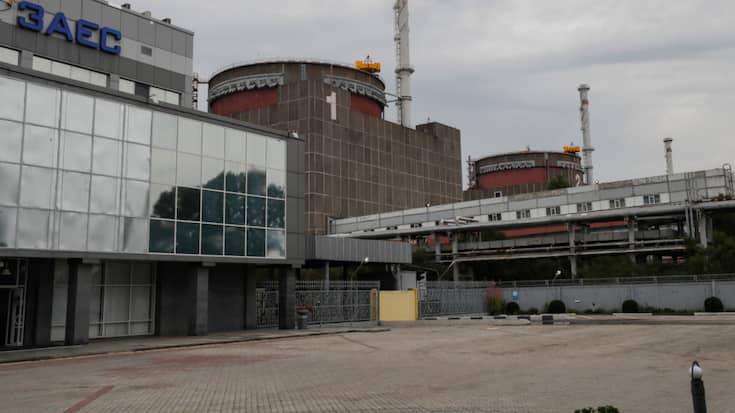 La centrale nucléaire de Zaporijjia, la plus grande d'Europe, est occupée depuis mars 2022 par les forces russes (archives).