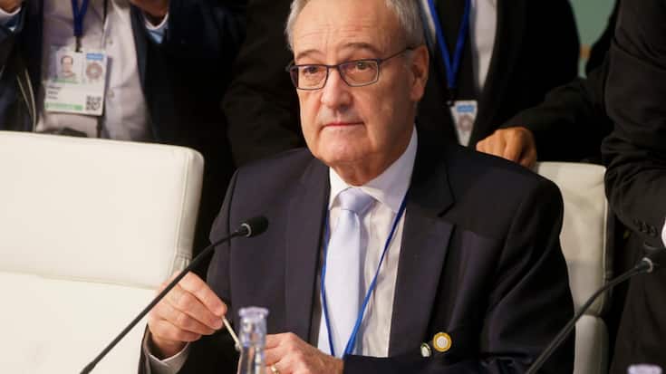 Lors de la réunion d'automne du FMI et de la Banque mondiale à Washington, Guy Parmelin a constaté une ambiance plutôt morose.