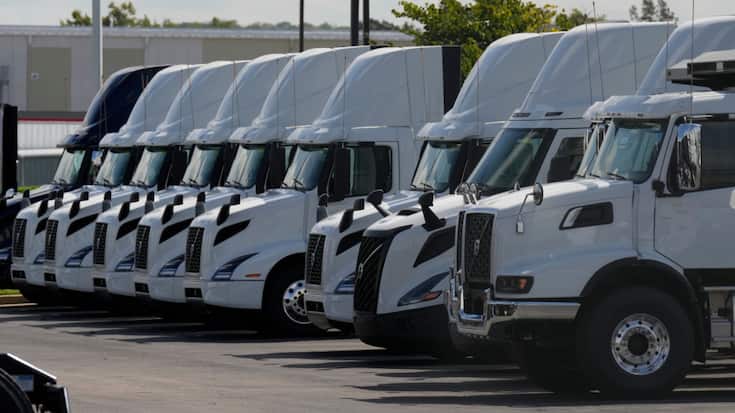 Selon Capital Economics, les Etats-Unis importent 78% de leurs camions du Mexique et 15% du Canada (archives).