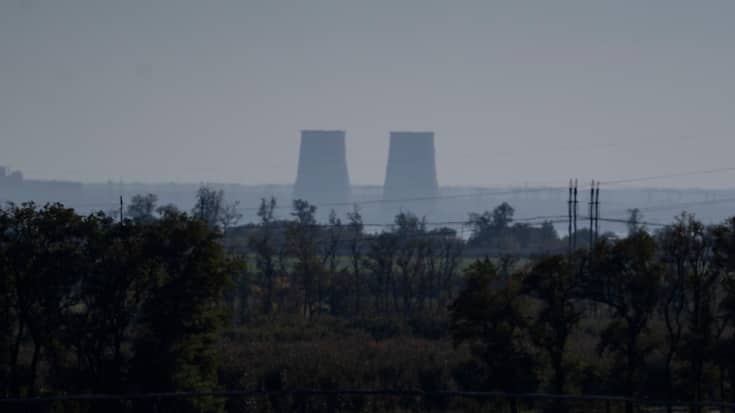 La centrale nucléaire de Zaporijjia, la plus grande d'Europe, est occupée depuis mars 2022 par les forces russes (archives).