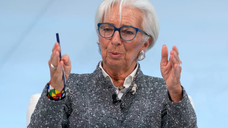 La présidente de la BCE, Christine Lagarde, a averti que les perspectives d'inflation dans la zone euro étaient très "incertaines" à moyen terme.