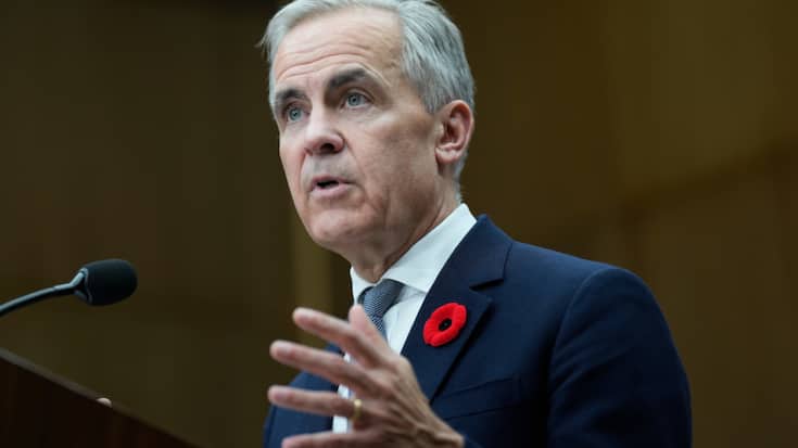Le premier ministre canadien Mark Carney s'exprime en Corée du Sud samedi.
