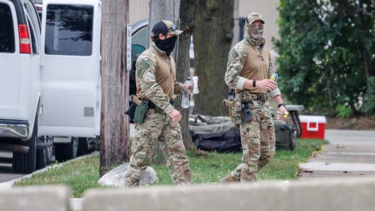 Les agents de la police fédérale américaine de l'immigration (ICE) ont souvent le visage dissimulé sous des masques et casquettes (archives).