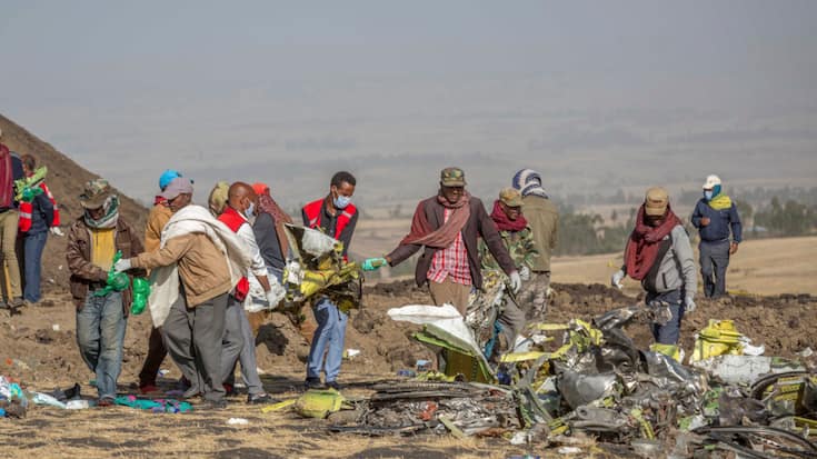 Le 737 MAX 8 de la compagnie Ethiopian Airlines s'était écrasé en mars 2019 peu après son décollage d'Addis Abeba (archives).