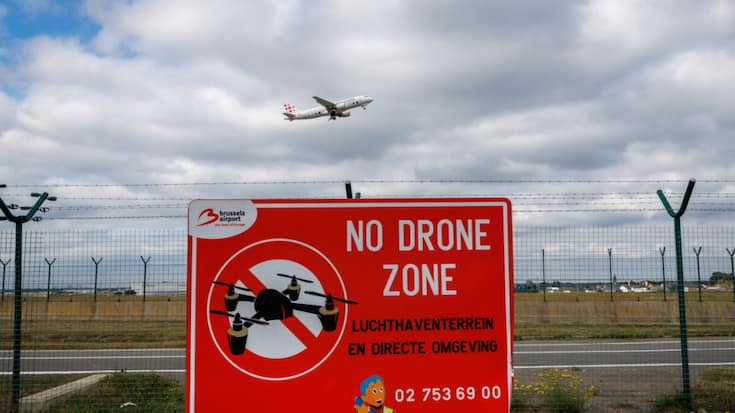 Des drones ont été observés autour de l'aéroport de Bruxelles (archives).