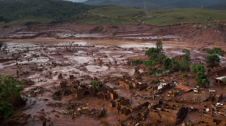 La rupture du barrage de Fundao, près de la ville de Mariana, avait fait 19 morts et causé d'énormes dommages à l'environnement (archives).