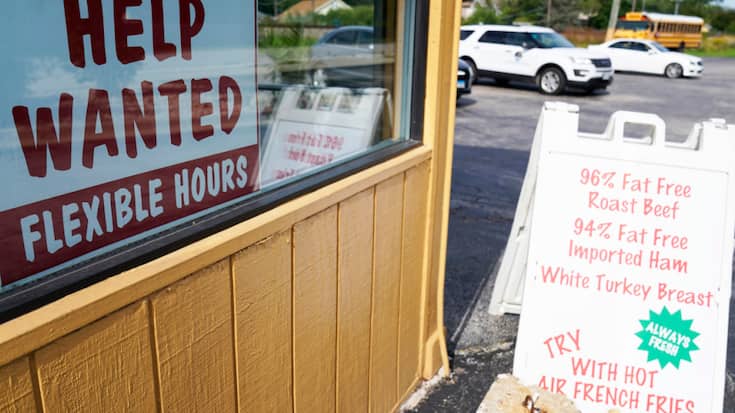 Les créations d'emplois ont malgré tout progressé plus qu'attendu sur la période aux Etats-Unis, avec 119'000 nouveaux emplois créés, nettement mieux que ce qu'attendaient les analystes (archives).