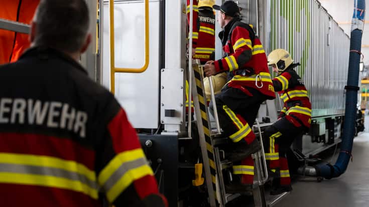 L'exercice a mobilisé de nombreuses forces d'intervention.